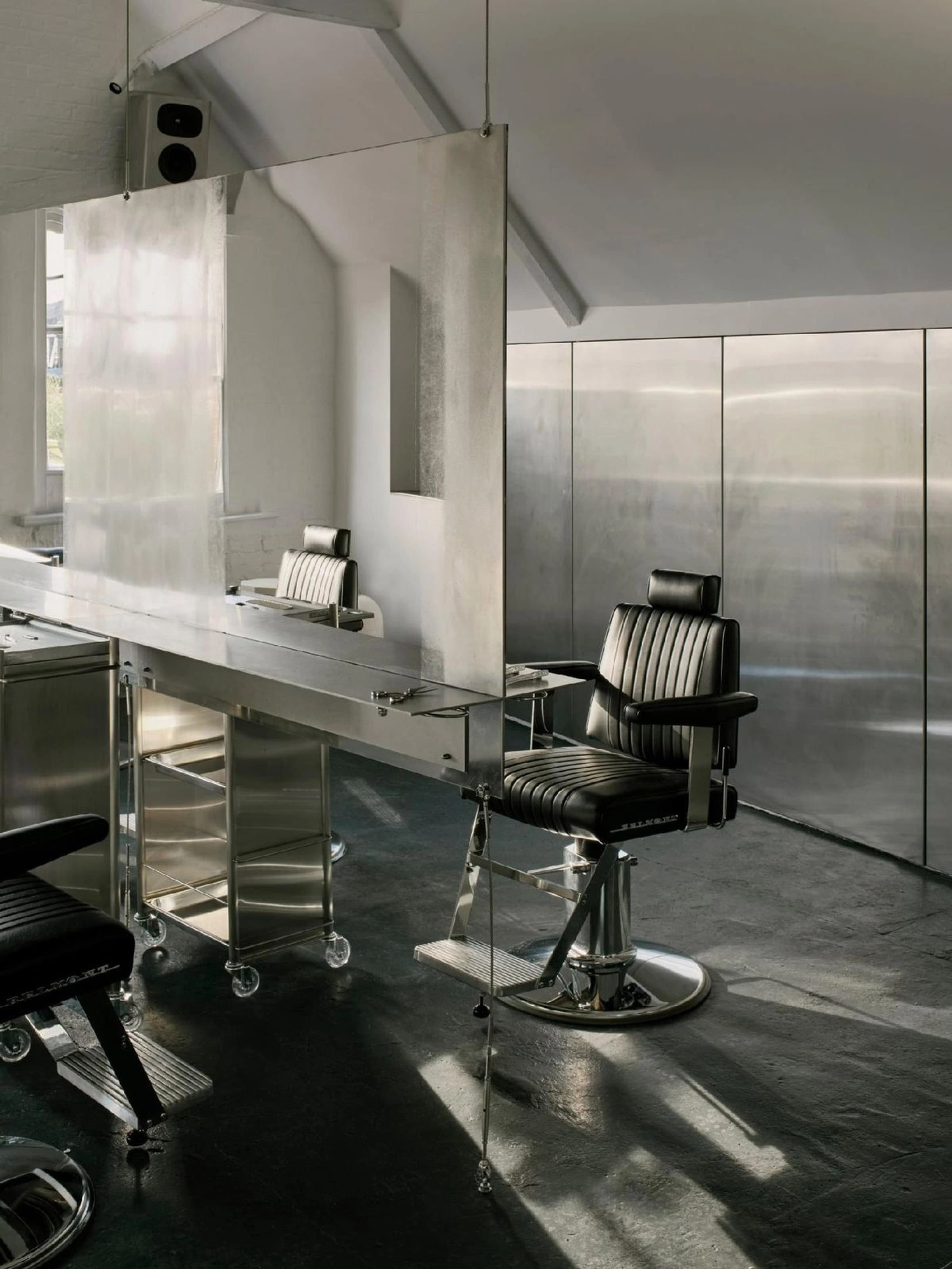 Modern Barbershop Interior